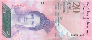 20 Bolivares 2009